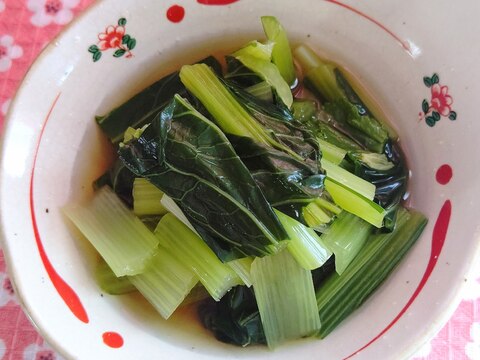 簡単☆小松菜の白だし煮